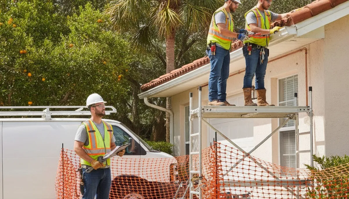 Professional Brandon, FL plumber repairing a pipe for residential plumbing service