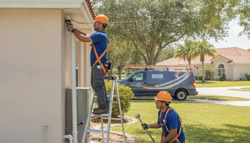 Plumber repairing a leak in Brandon, FL for plumbersbrandonfl-new.com
