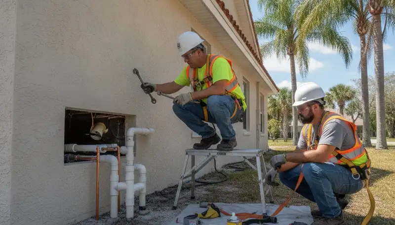Plumbing repair service in Brandon, FL for residential and commercial plumbing issues
