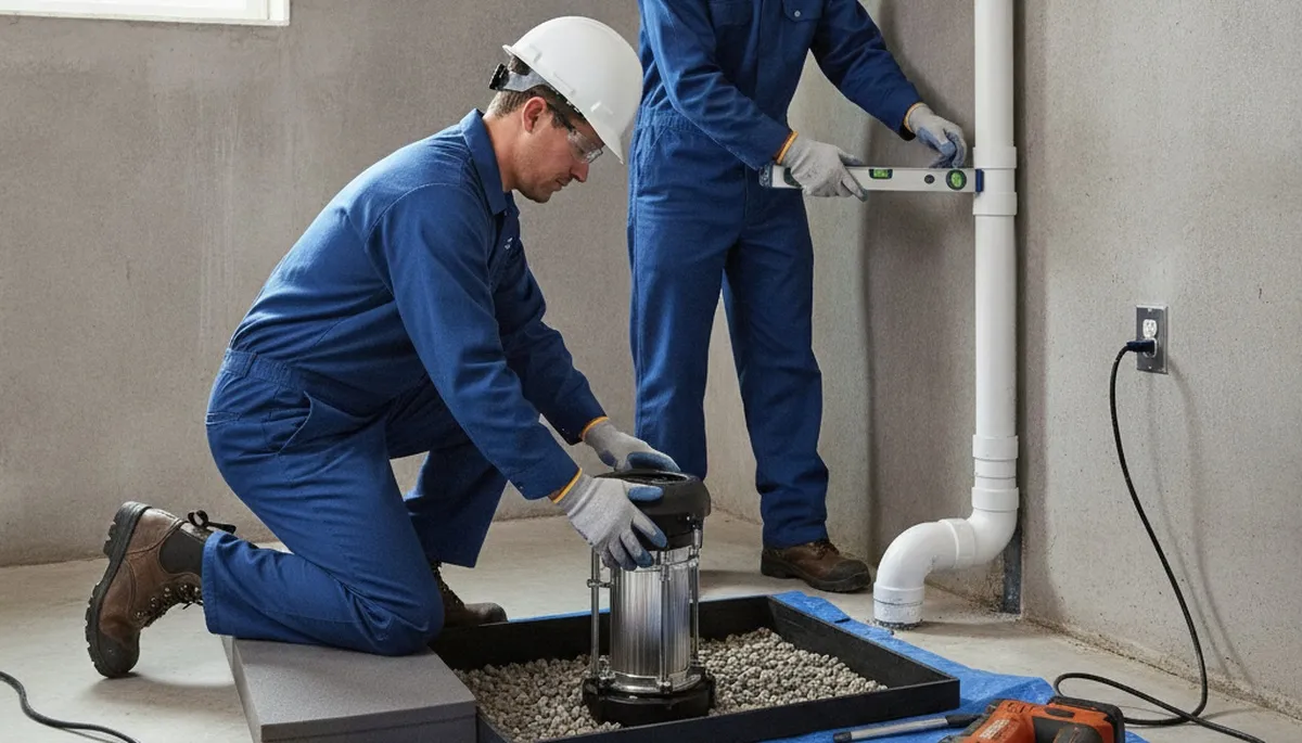 Sump pump installation in Brandon, FL to protect homes from heavy rain and water damage