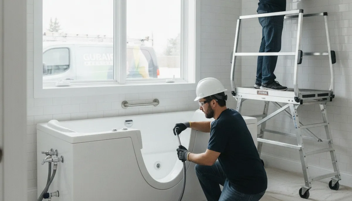 Walk-in tub installation for Brandon, FL homes by On Call Plumbers